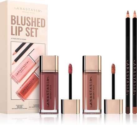 Anastasia Beverly Hills Blushed Lip Set - подарочный набор для губ, 4 шт.