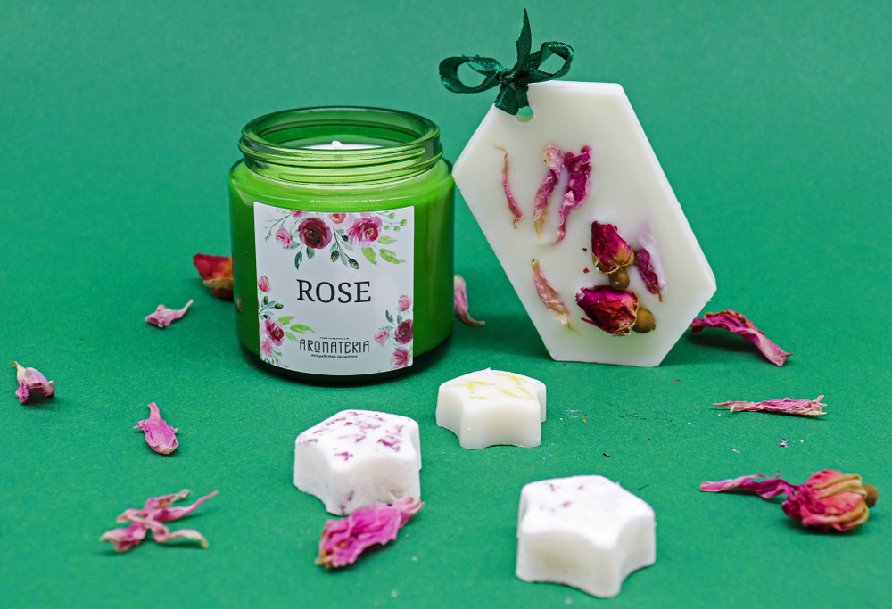 Ароматическая свеча "ROSE"