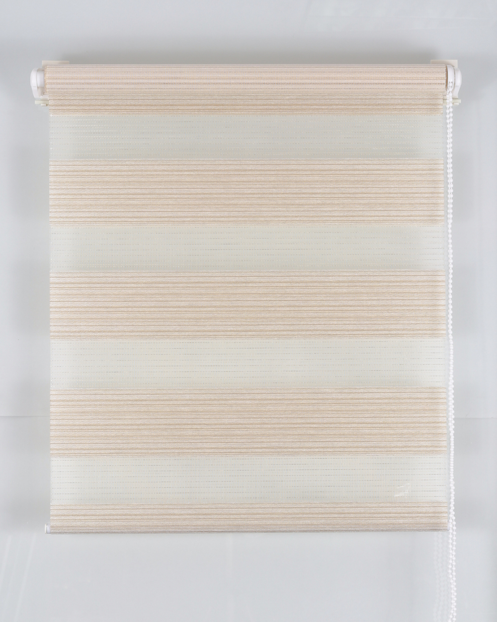 Рулонная штора зебра, белый