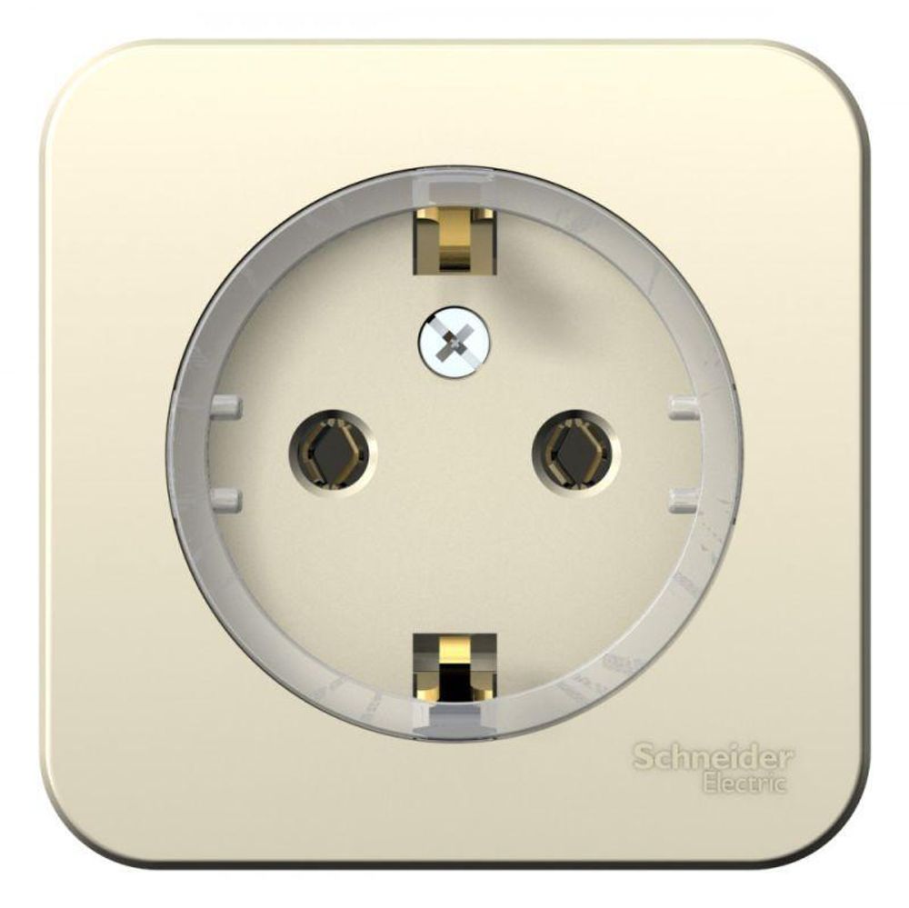 Розетка 1-м ОП Blanca 16А IP20 250В с заземл. без защ. шторок с изолир. пластиной (компакт) молоч. SE BLNRA110112 Розетка 1-м ОП Blanca 16А IP20 250В с заземл. без защ. шторок с изолир. пластиной (компакт) молоч. SE BLNRA110112