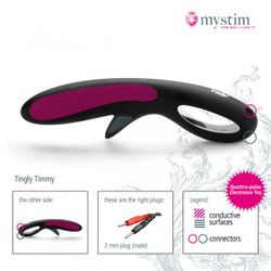 Mystim Tingly Timmy eStim - Стимулятор силиконовый (насадка)