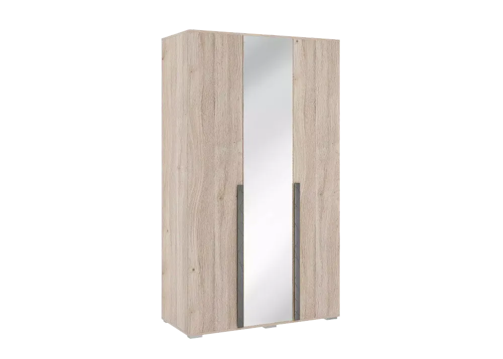 Шкаф трехдверный с зеркалом"Лайк"
