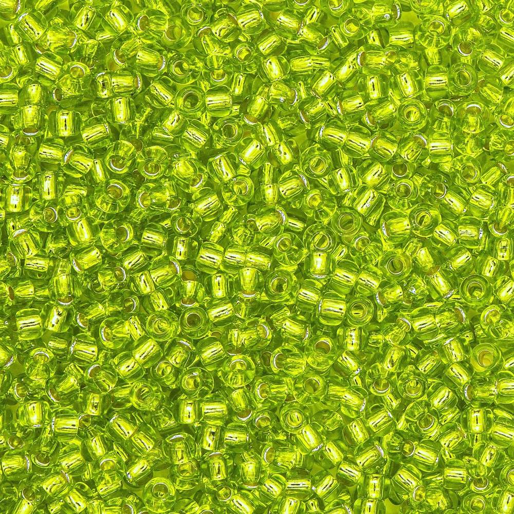 Японский бисер TOHO Round 11/0 (№24), с внутренним серебрением, прозрачный