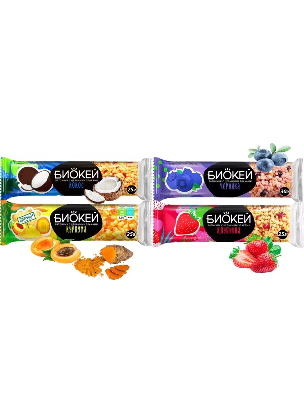Диетические батончики Ассорти, 18 штук