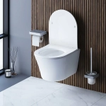 Унитаз подвесной Damixa Skyline DX35C1700SC белый, с крышкой микролифт, безободковый