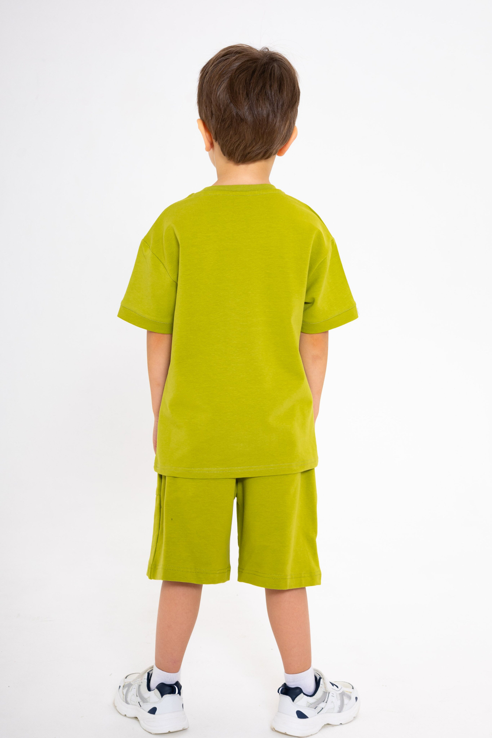 Костюм для мальчика из плотного хлопка с бриджами