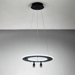 740447 Люстра DIVE LED 60W 3200LM G ЧЕРНЫЙ 3000-6000К