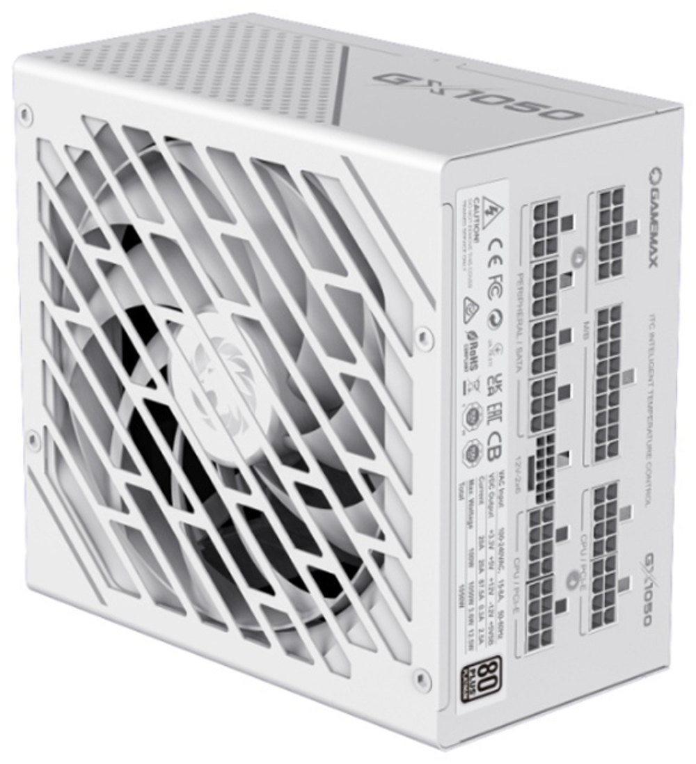 Блок питания Game Max GX-1050 WT PCIE 5.0 ATX 3.0 1050 Вт