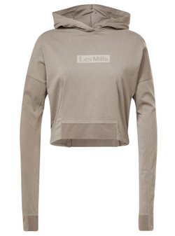 Женская теннисная куртка Reebok Les Mills Natural Dye Lightweight Hoodie W - boulder grey
