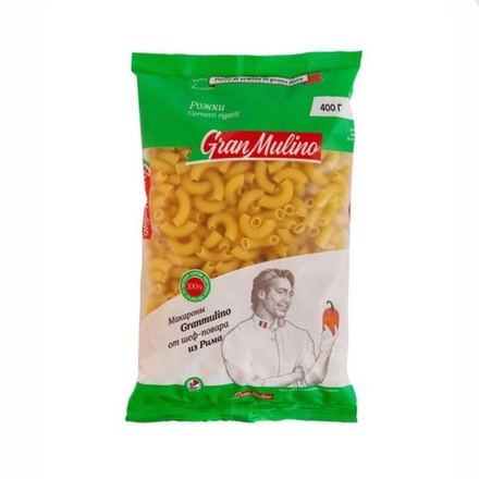 Макароны Gran Mulina Cornetti rigatte 400 гр