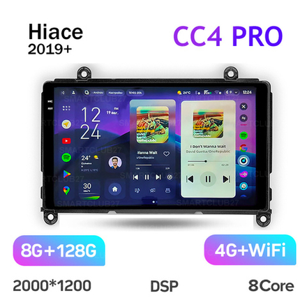 Teyes CC4 Pro 9"для Toyota Hiace 2019+