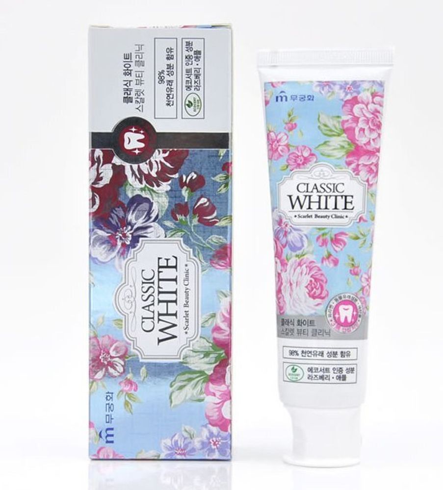Mukunghwa Classic White Scarlet Beauty Clinic с ароматом мяты и ягод
