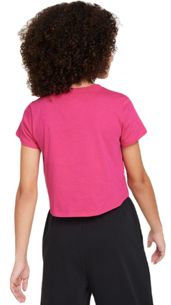 Футболка для девочки Nike Sportswear Crop Futura Tee - Pink
