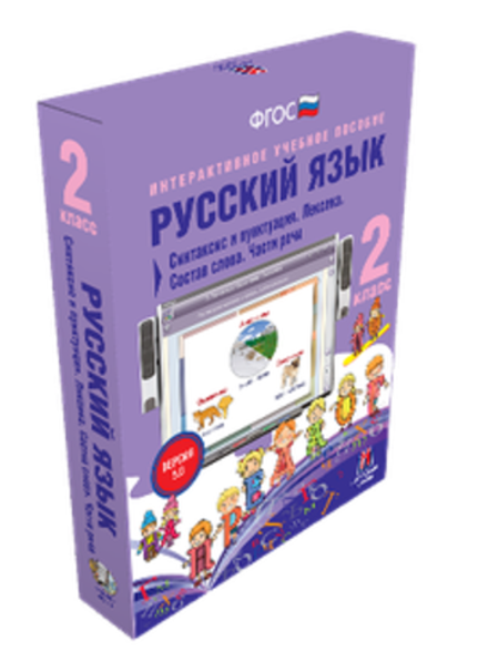 Интерактивное учебное пособие «Русский язык 2 класс. Синтаксис и пунктуация. Лексика. Состав слова. Части речи»