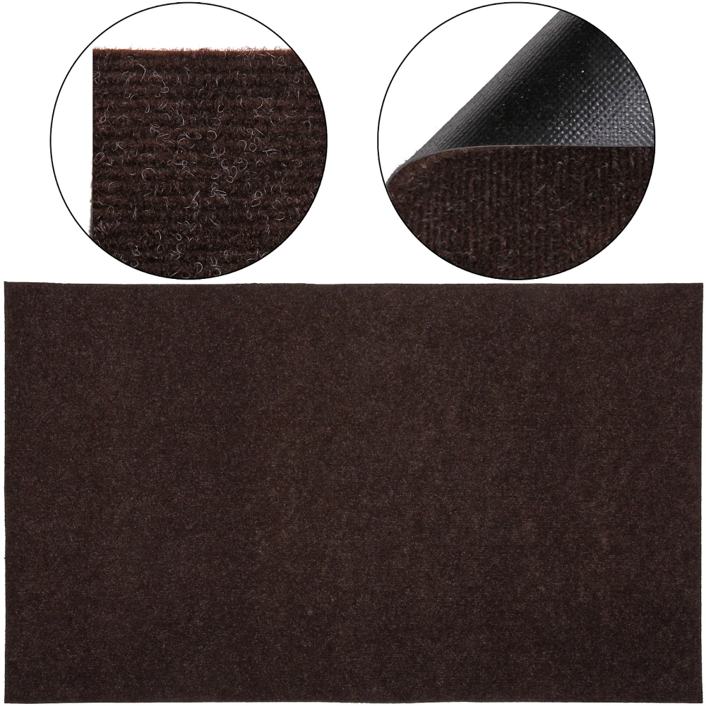 Коврик придверный 90*150см»Комфорт люкс» коричневый