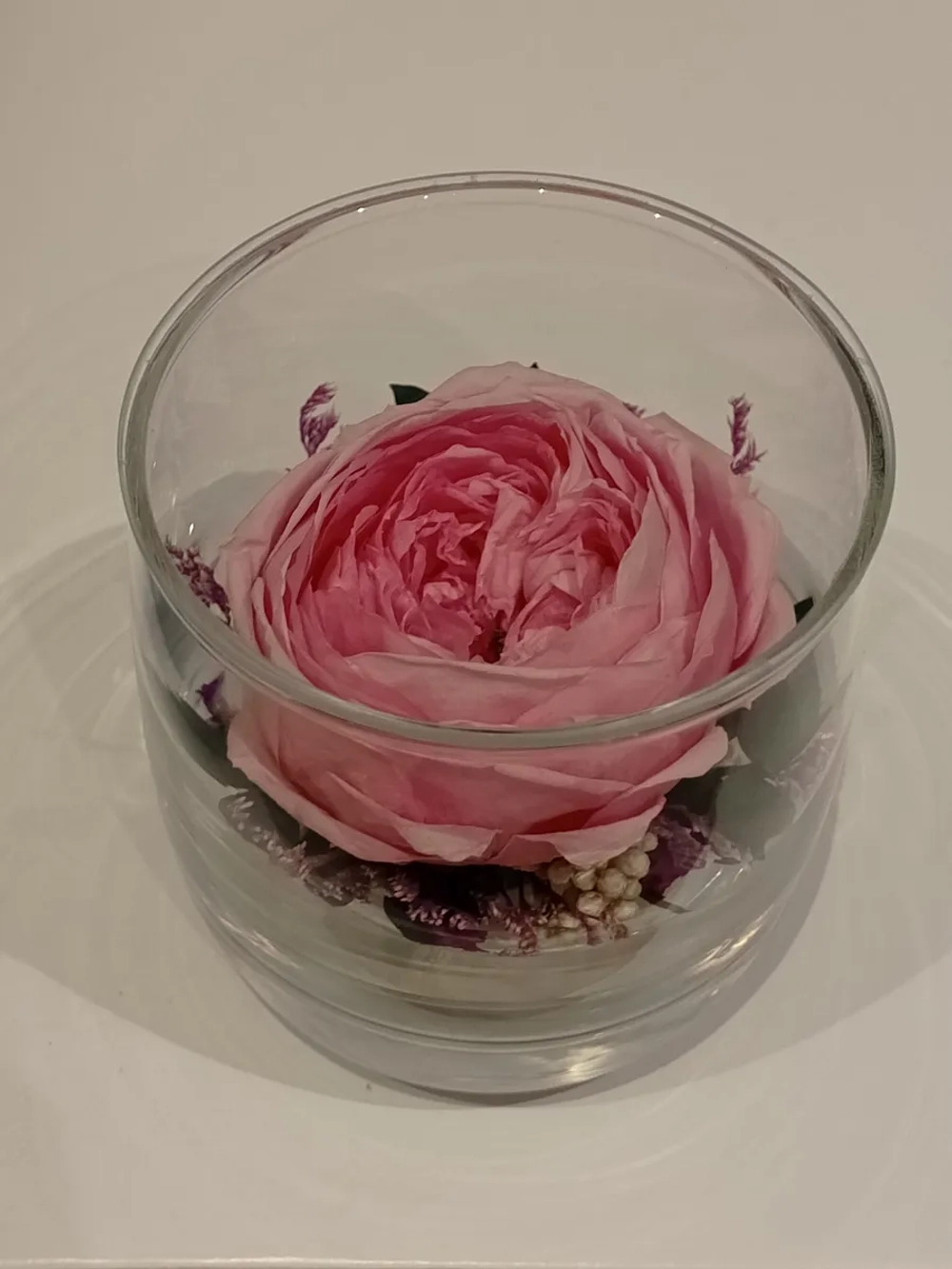 натуральный пион в стекле, вакуум*