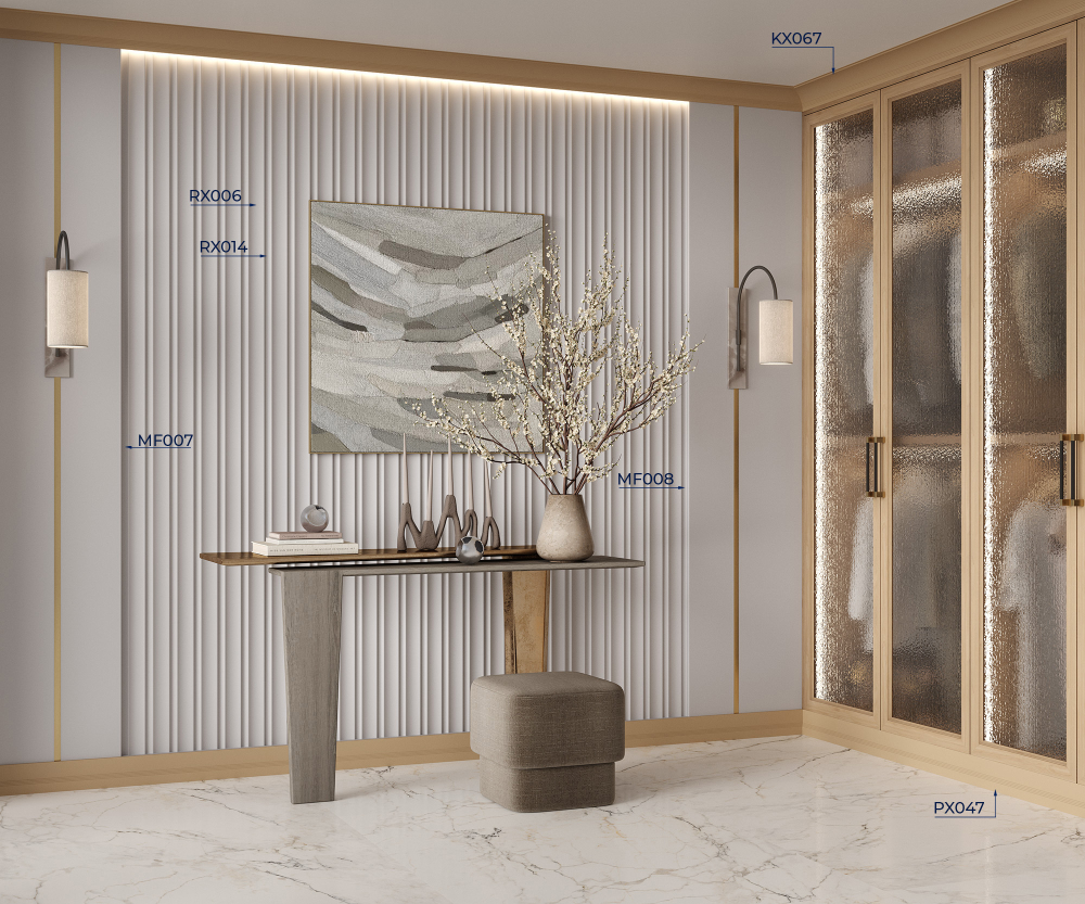 Cosca Decor. Молдинг финишный MF007, 31х12, 2800мм, Экополимер