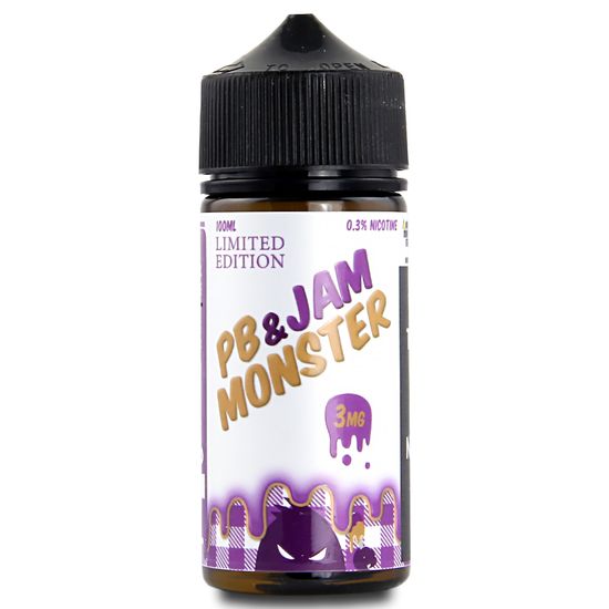 Жидкость Jam Monster (100 мл, 3 мг) PB & Grape