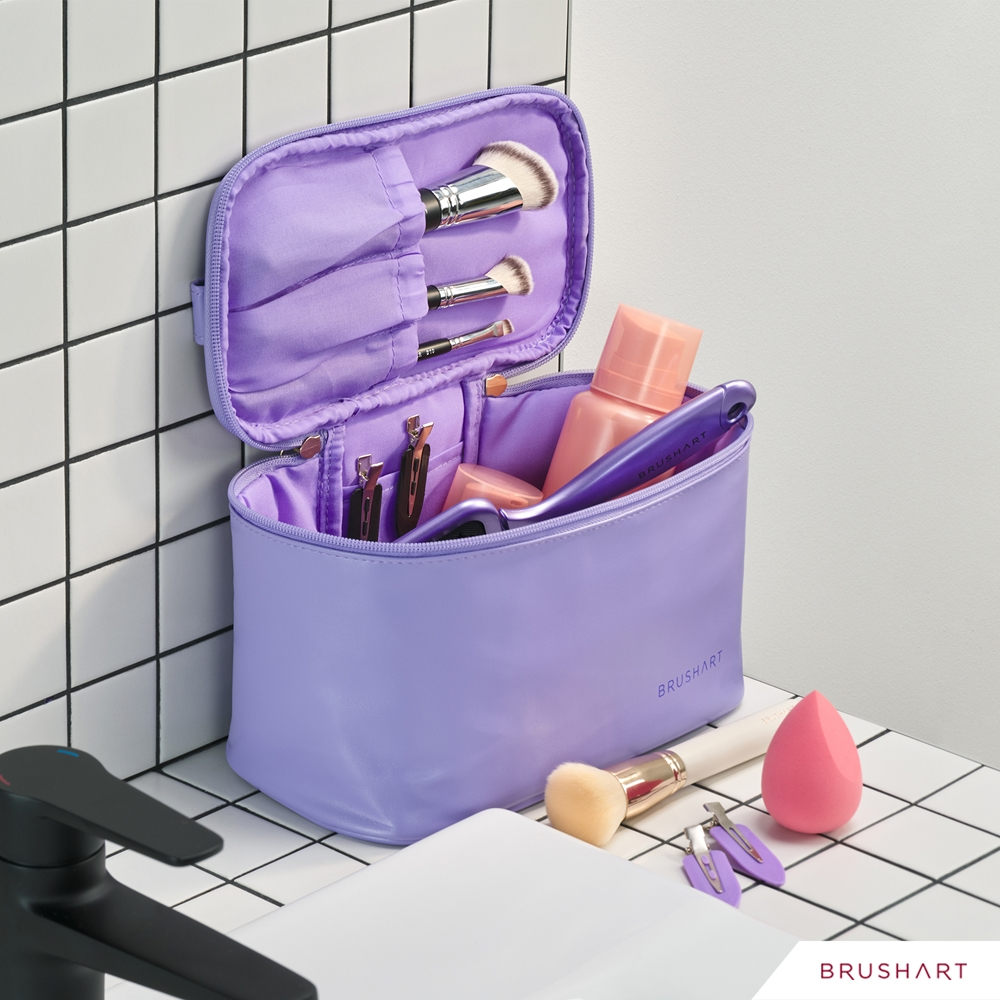 BrushArt Accessories Make-up bag - Косметичка Lilac, 1 szt.