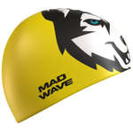 Шапочка для плавания силиконовая Mad Wave Husky
