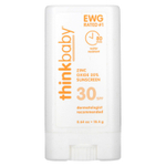 think, Thinkbaby®, солнцезащитное средство с оксидом цинка в стике, SPF 30, 18,4 г (0,64 жидк. унции)