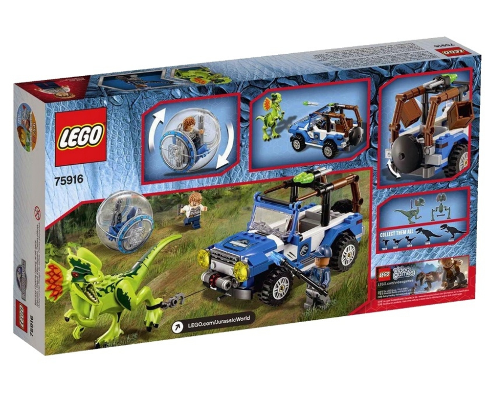 LEGO Jurassic World: Засада на дилофозавра 75916 — Dilophosaurus Ambush — Лего Мир Юрского периода