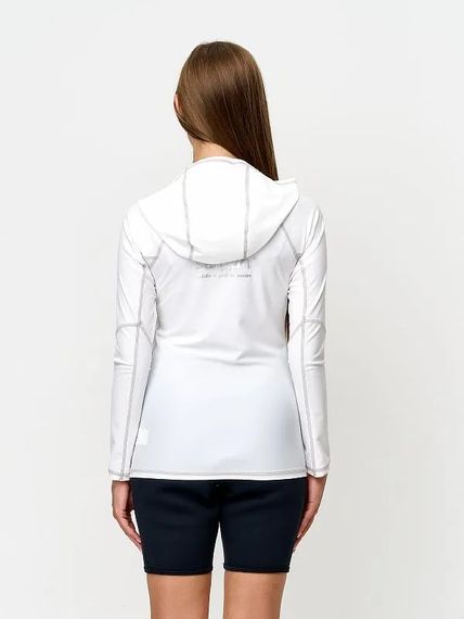 Футболка рашгард лонгслив Sargan Агидель Худи UPF 50+ белый