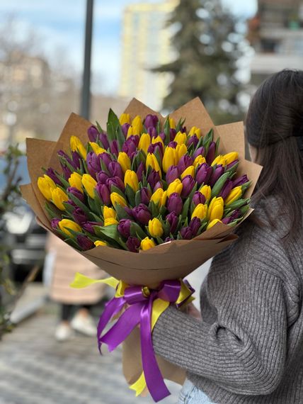 Gül buketi \ Букет цветов N 631 (101 ədəd)