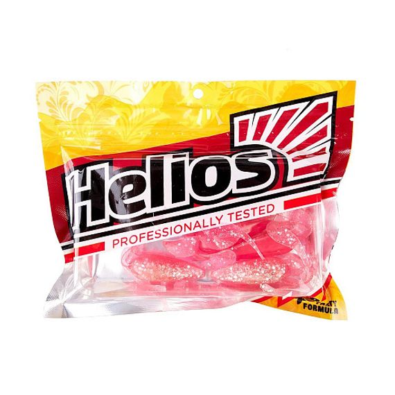 Лягушка Helios Frog 2,56&quot;/6,5 см Silver Sparkles &amp; Pink  7шт. (HS-21-035)