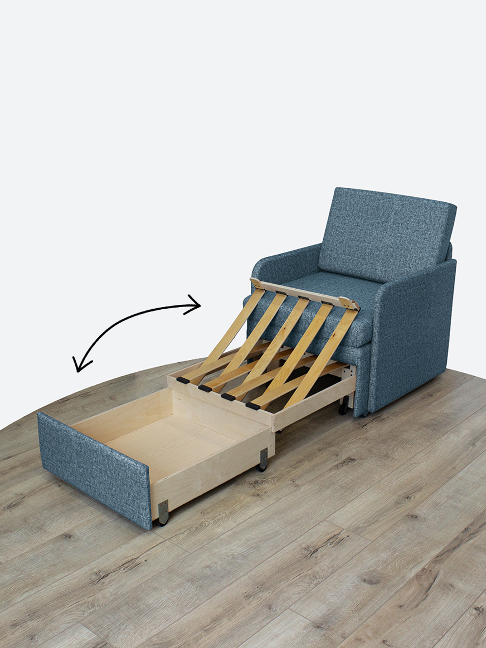 Кресло-кровать "Миник" с подлокотниками