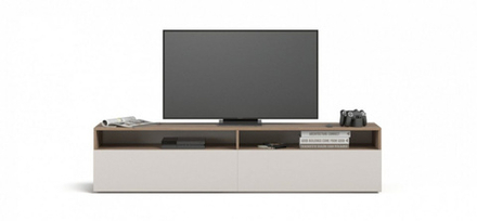 ТВ-Тумба Босс Квадро 180 вяз натуральный ,Ваниль софт (последний экземпляр)