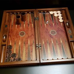 Нарды подарочные "Александрия" роза антик (2171.ROS)