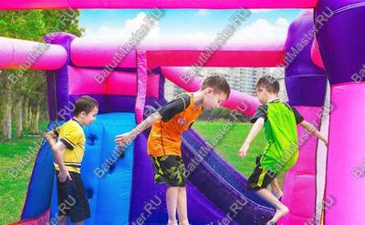 Коммерческий надувной батут "Маленькая фея" размер 5*3,5*2,7 м