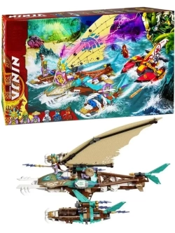 Конструктор Ниндзя Морская битва на катамаране 820 дет 3083