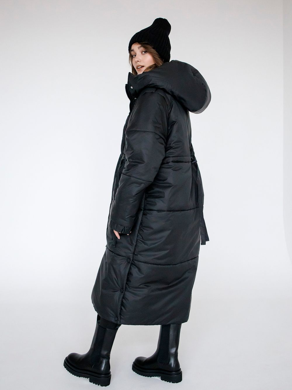 Пуховик ko-ko-ko зимний женский черный