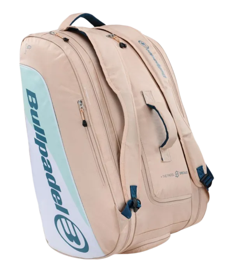 Сумка для падел Bullpadel Elite Pastel Pink 2025 Gemma Triay, термокарманы и вентиляция