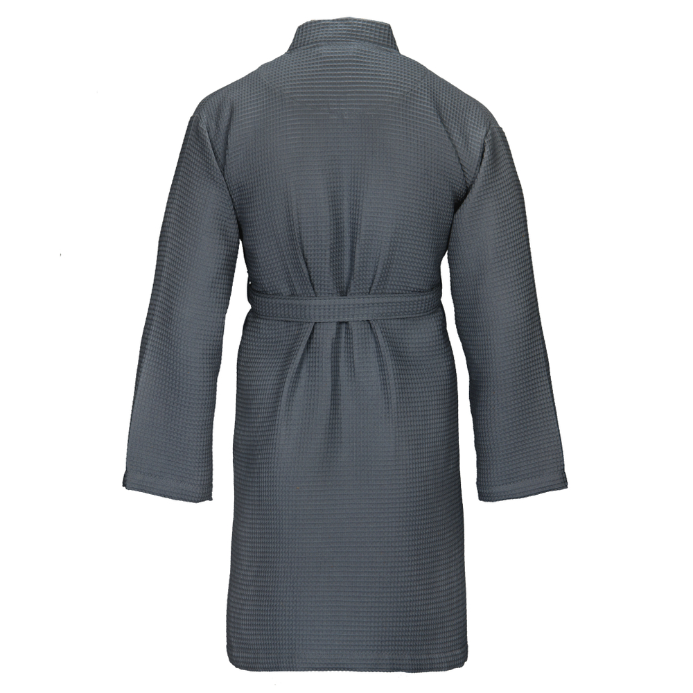 Халат вафельный Vossen Rom flanell 740 серый