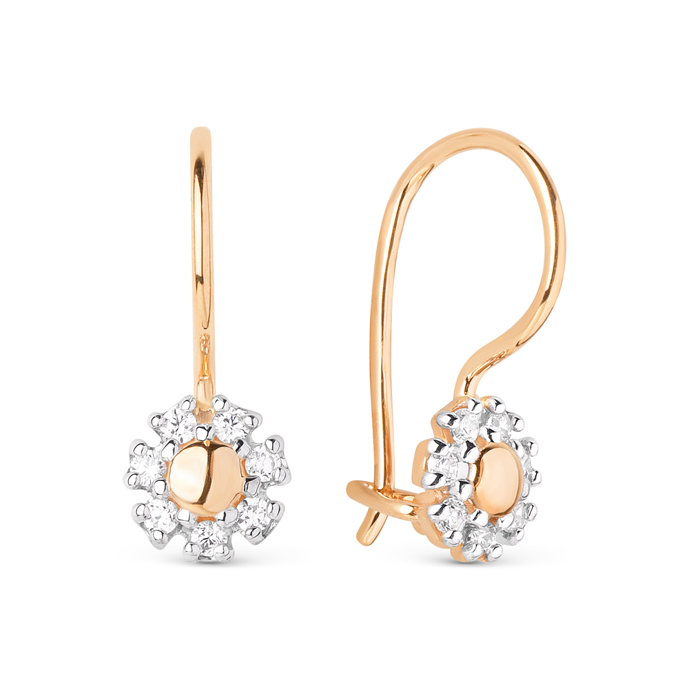 Серьги из золота 585 пробы