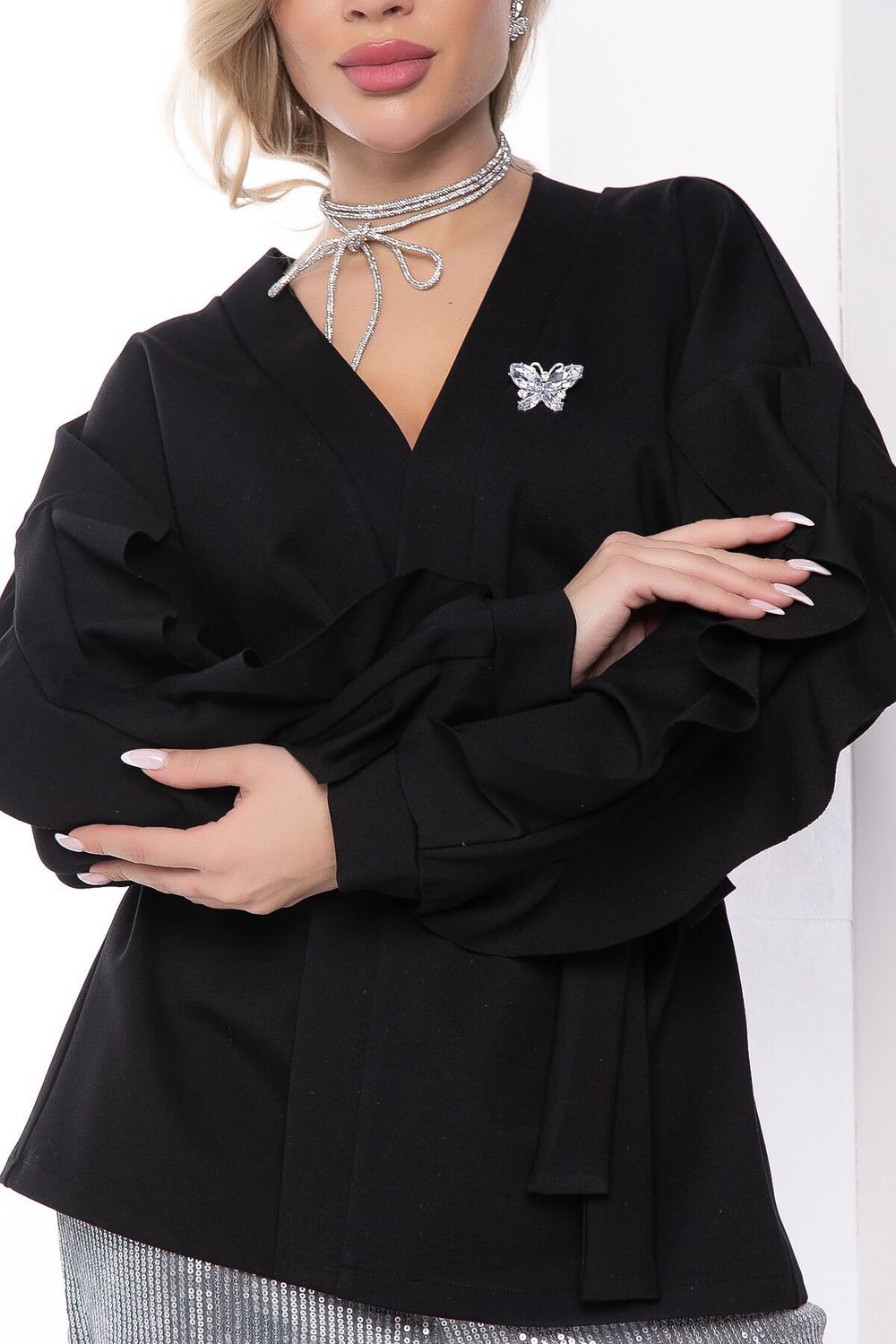 Жакет "Баттерфляй" (блэк) Б8029 LT Collection