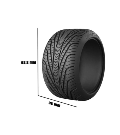 Комплект шины CaDA Goodyear 1/10
