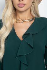 Блуза Стефанна (изумруд) Б11339 LT Collection