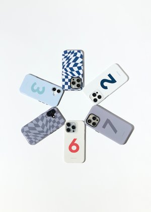 Чехол NUMBERS для iPhone | Красный