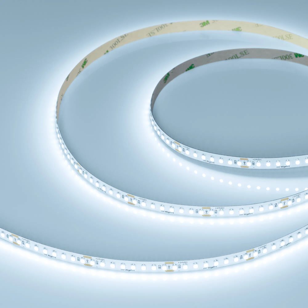 Светодиодная лента UL-A176-8mm 24V Cool 8K (15 W/m, IP20, 5m) (Arlight, 7 лет) 052599