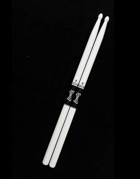 Барабанные палочки, граб, деревянный наконечник, белые, Leonty LW2BW 2B