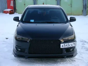 Юбка переднего бампера Zodiak для Mitsubishi Lancer 10