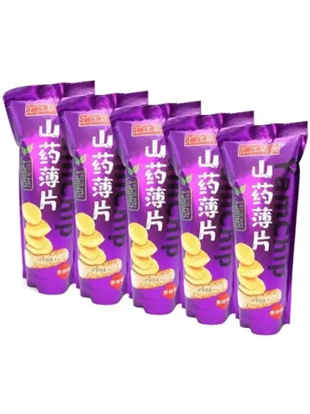 Чипсы из ямса с пряным вкусом 90 г * 5 шт