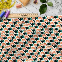 Ткань премиум дюспо ретро символы