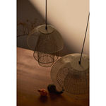 Светильник подвесной vinger, D28х37 см, белый/бежевый/золотой