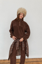 Анорак Арктика для беременных и кормящих мам, Шоколад