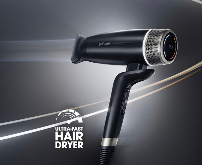 Ghd Фен для волос SPEED IONIC Silver White